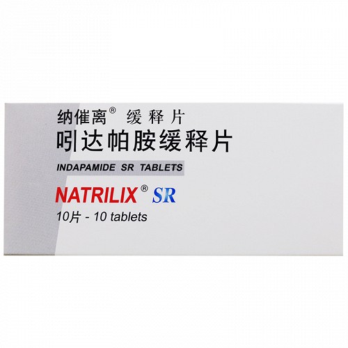 纳催离 吲达帕胺缓释片 1.5mg*10片