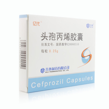 亿代 头孢丙烯胶囊 0.25g*6粒