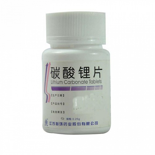 江苏联环 碳酸锂片 0.25g*100片