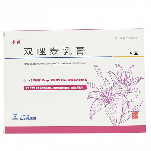 泽美双唑泰乳膏4g*4支价格及说明书-功效与作用-亮健好药