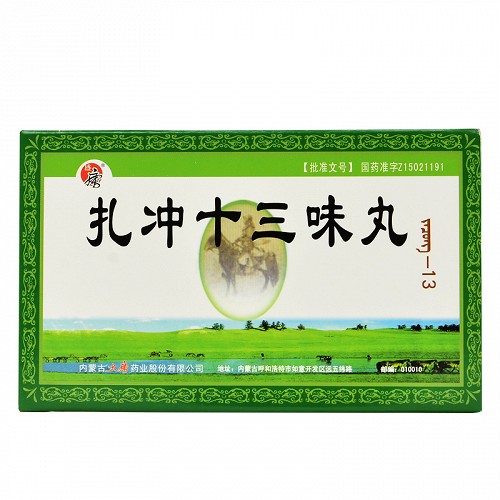 大唐药业扎冲十三味丸20粒