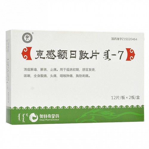 红城 克感额日敦片 0.25g*24片