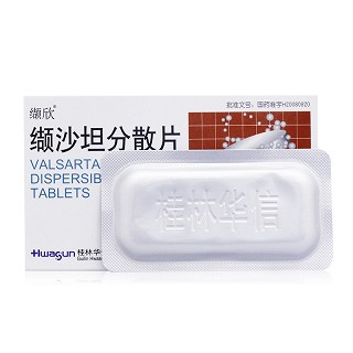 缬欣 缬沙坦分散片 80mg*7片*4板