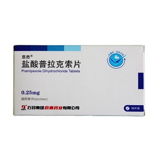 恩悉h盐酸普拉克索片 0.25mg*30片