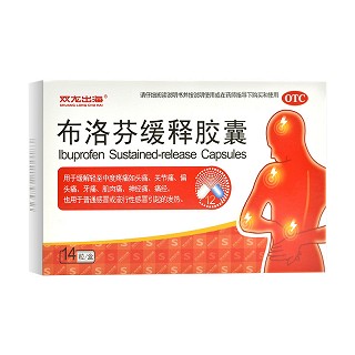 双龙出海 布洛芬缓释胶囊 0.3g*14粒
