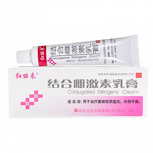 红丽来 H结合雌激素乳膏 1g:0.625mg*14g