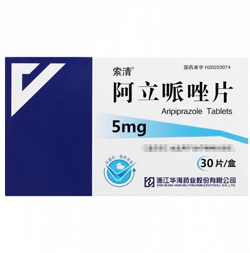 索清 阿立哌唑片 5mg*10片*3板