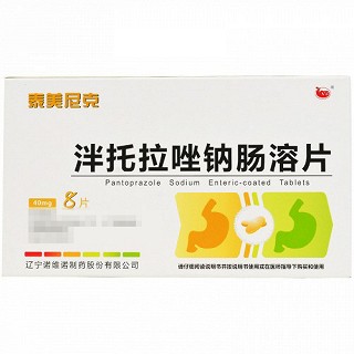 泰美尼克 泮托拉唑钠肠溶片 40mg*8片