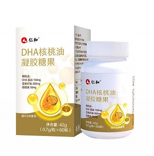 仁和 DHA核桃油凝胶糖果 42g（0.7g*60粒）