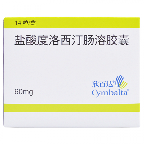 欣百达 盐酸度洛西汀肠溶胶囊 60mg*14粒