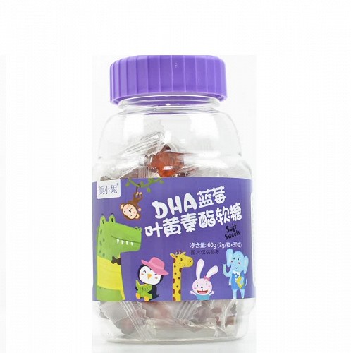 颜小妮 DHA蓝莓叶黄素酯软糖 60g(2g*30粒)