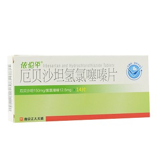 依伦平 H厄贝沙坦氢氯噻嗪片 150mg:12.5mg*14片*1板