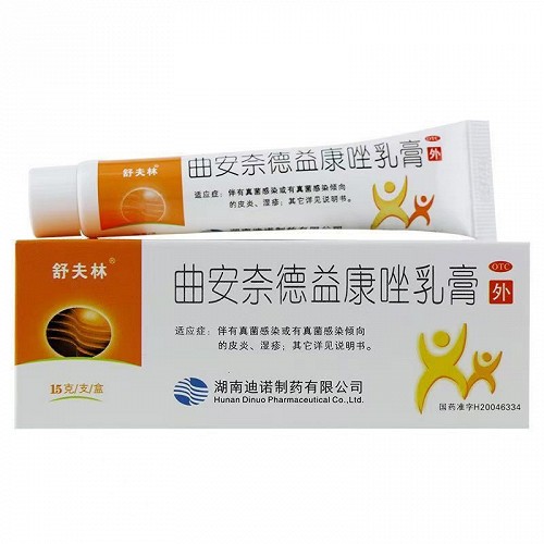 舒夫林 曲安奈德益康唑乳膏 15g