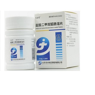 天安堂 京丰制药 盐酸二甲双胍肠溶片 0.25g*100片