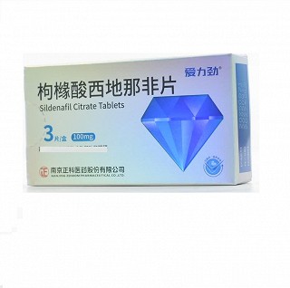 爱力劲 枸橼酸西地那非片 100mg*3片