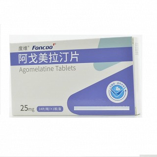度维 阿戈美拉汀片 25mg*14片*1板