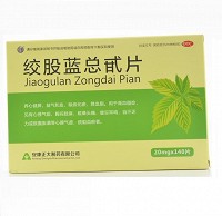 强健 绞股蓝总甙片 20mg*20片*7板