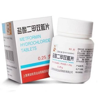 SRS/寿如松 盐酸二甲双胍片 0.25g*60片
