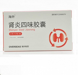 海外 肾炎四味胶囊 0.4g*12粒*2板