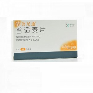 舍尼通 普适泰片 120mg:6.6mg*6片