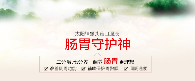 太阳神 猴头菇胃肠保健口服液 10ml*10支