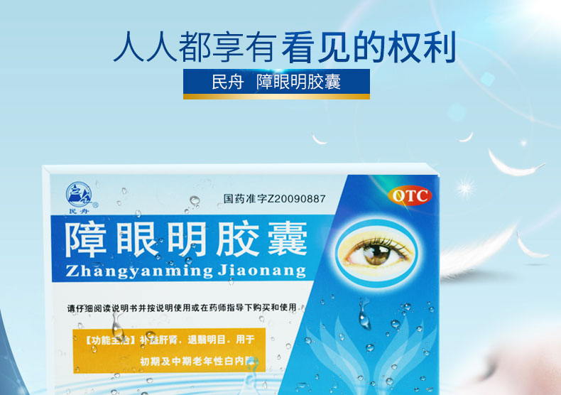 民舟 障眼明胶囊 0.4g*24片