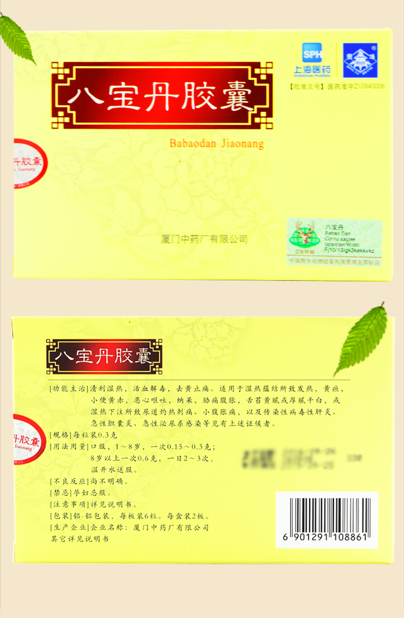 鼎炉 八宝丹胶囊 0.3g*12粒