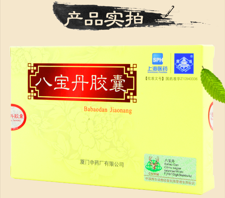 鼎炉 八宝丹胶囊 0.3g*12粒