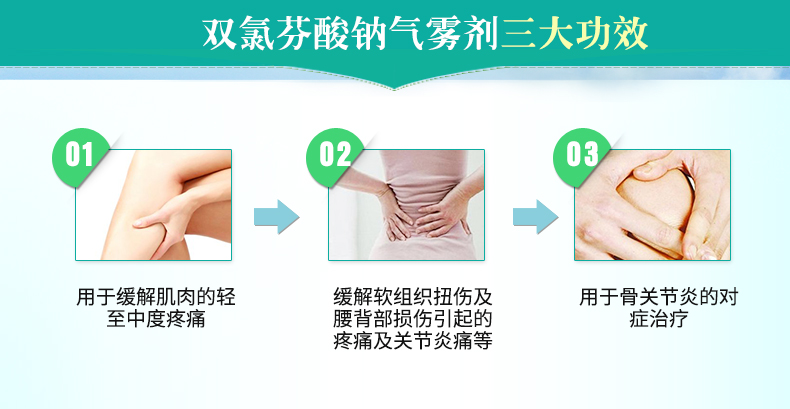 勁通 雙氯芬酸鈉氣霧劑 60g