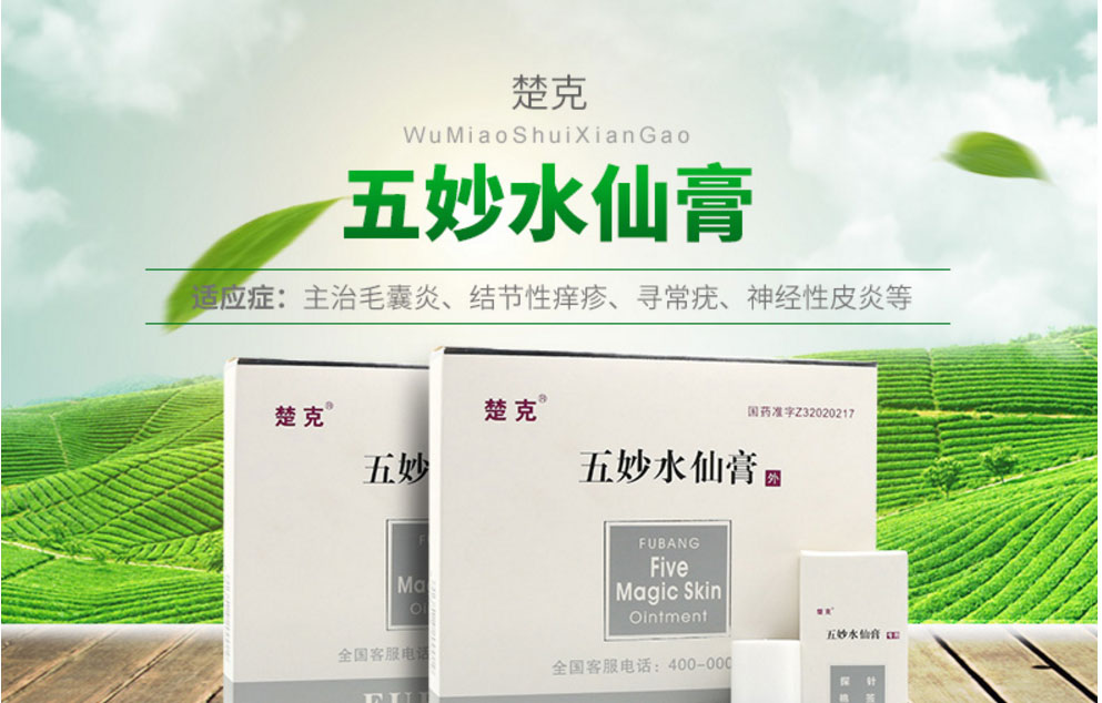 楚克 五妙水仙膏 5g