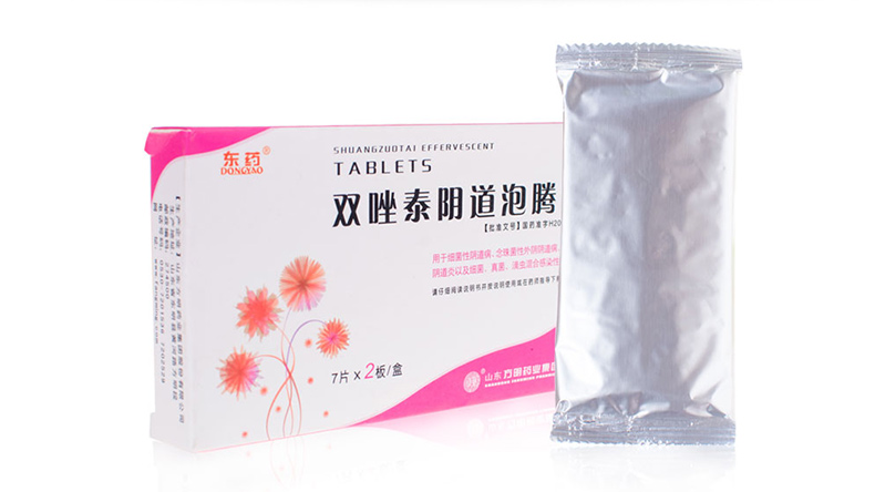 东药 双唑泰阴道泡腾片 7片*2板