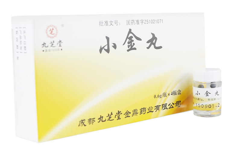 九芝堂 小金丸 0.6g*4瓶