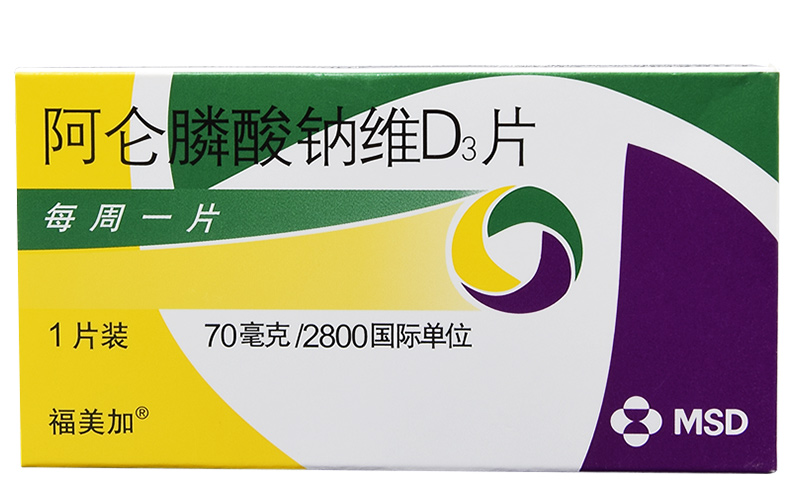福美加 阿侖膦酸鈉維D3片 70mg/2800IU*1片