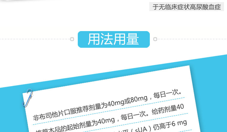 瑞扬 非布司他片 40mg*10片