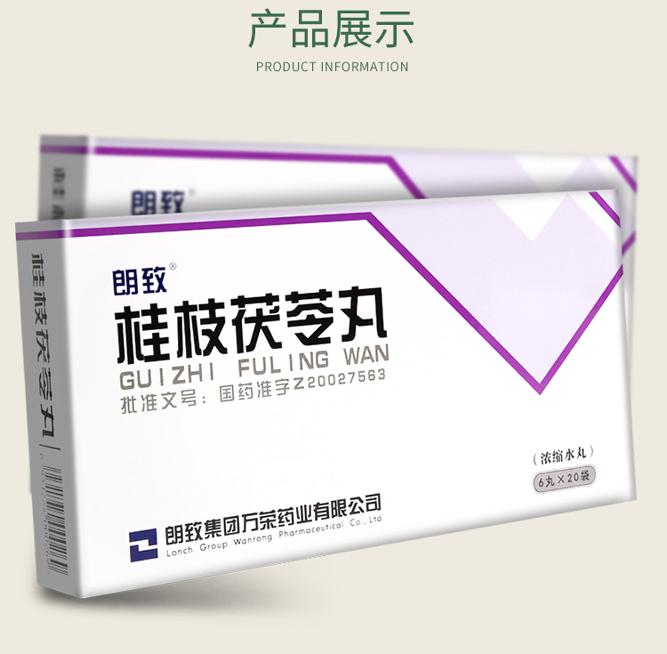 朗致 桂枝茯苓丸(浓缩水丸) 6丸*20袋