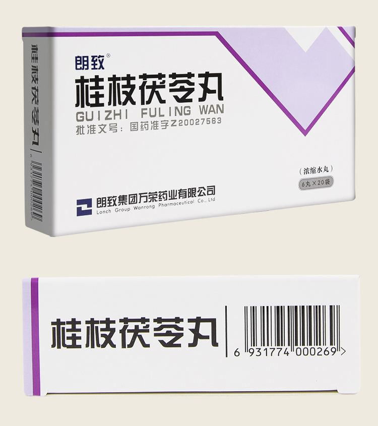 朗致 桂枝茯苓丸(浓缩水丸) 6丸*20袋