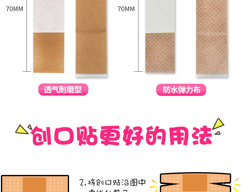 海氏海諾 創口貼(經濟型無紡布/線上款) 100片