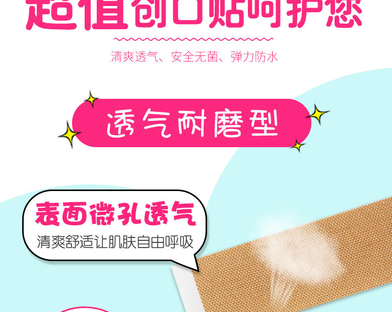 海氏海諾 創口貼(經濟型無紡布/線上款) 100片
