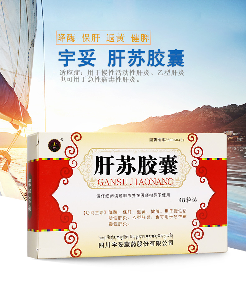 宇妥 肝苏胶囊 0.42g*48粒