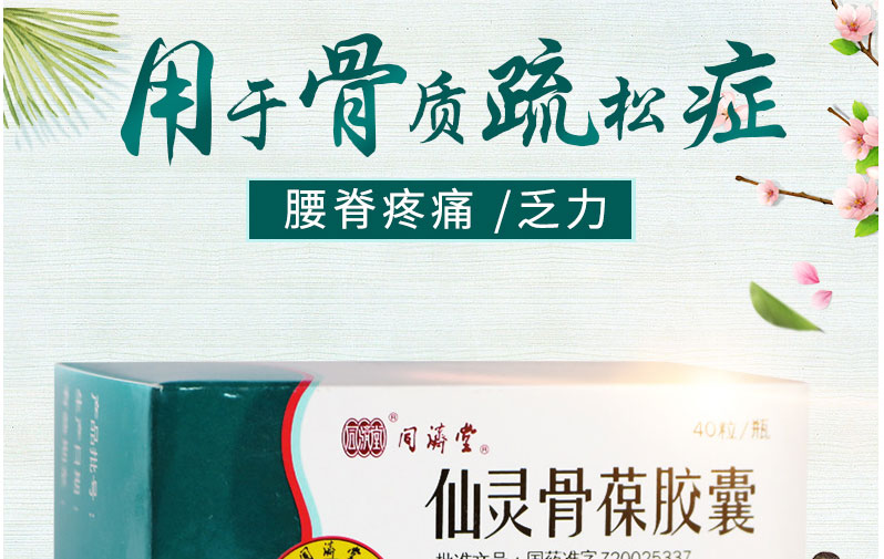 同济堂 仙灵骨葆胶囊(瓶装)  0.5g*40粒