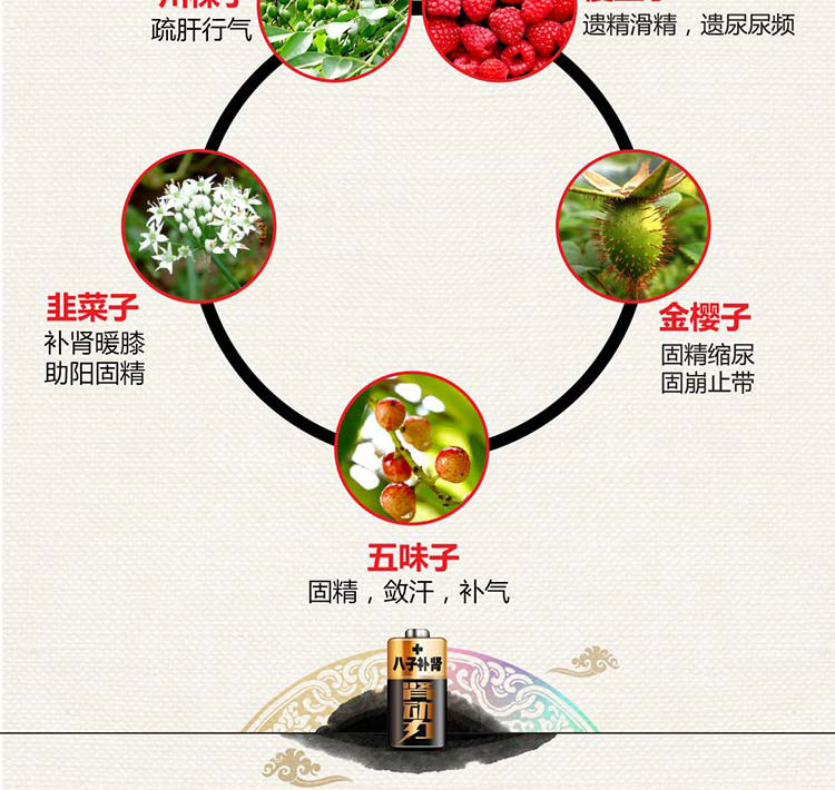 以岭  八子补肾胶囊   0.4g*20粒