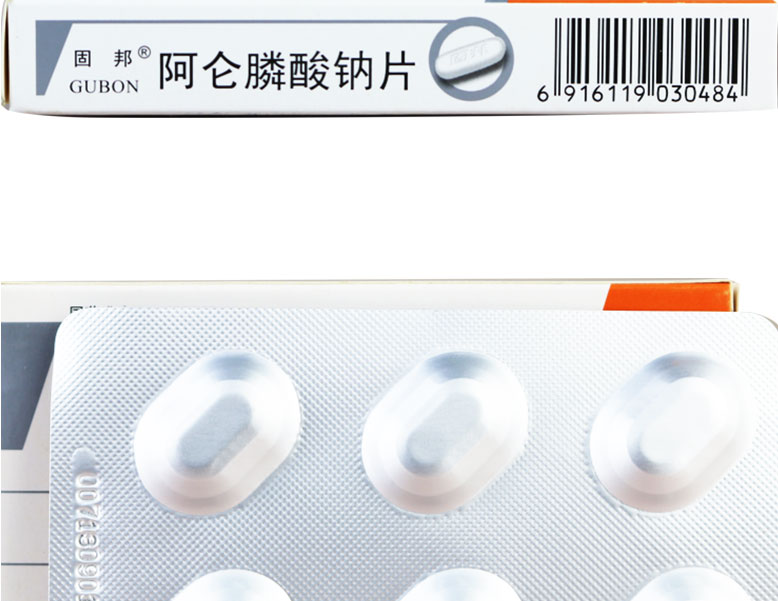 固邦 阿仑膦酸钠片  10mg*6片