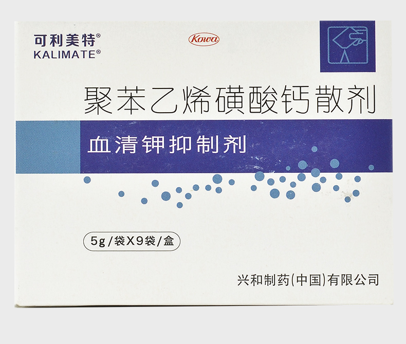 可利美特 聚苯乙烯磺酸钙散剂 5g*9袋