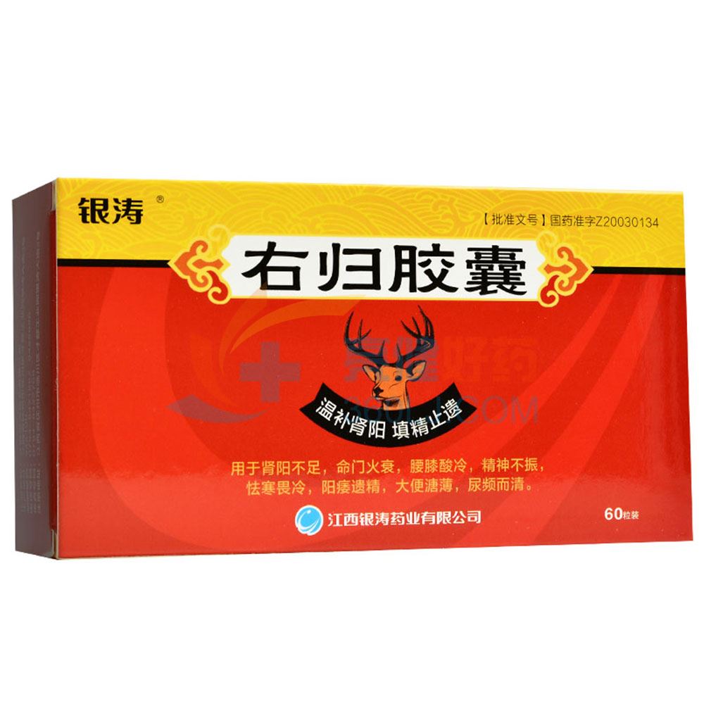 银涛 右归胶囊 0.45g*60粒