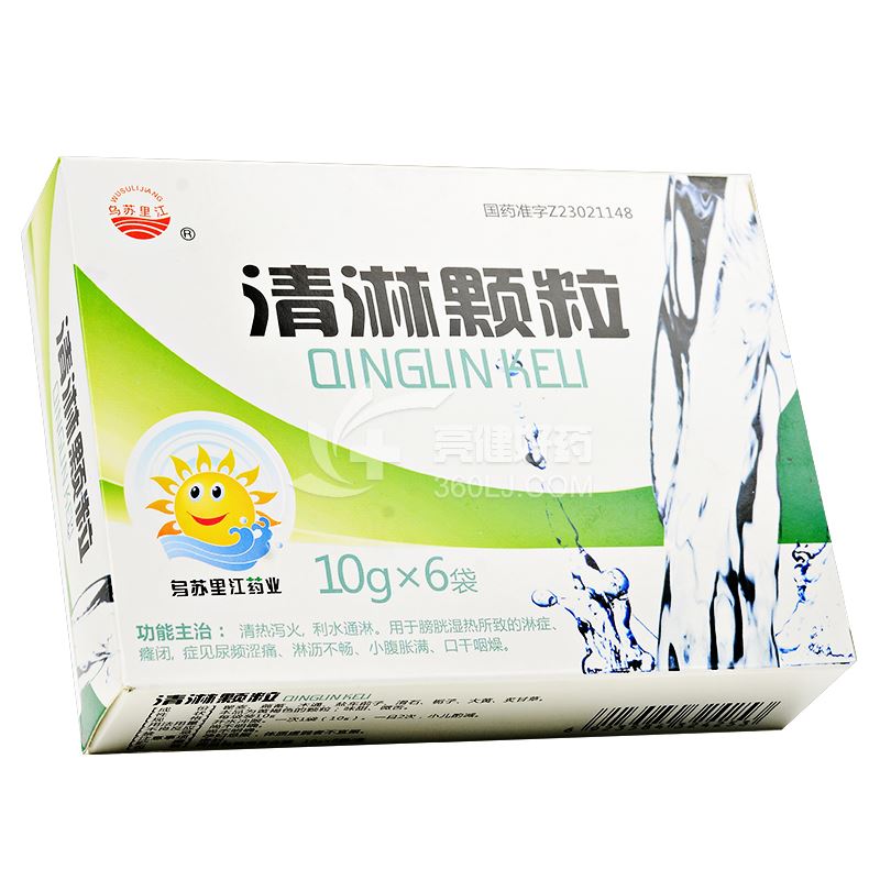 乌苏里江清淋颗粒10g*6袋价格及说明书-功效与作用-亮健好药网