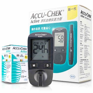 罗氏活力型血糖仪+罗氏全活力型血糖试纸50片