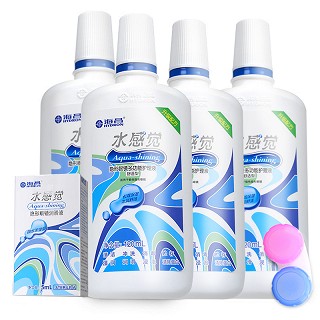 海昌  水感觉隐形眼镜护理液  120ml*4瓶