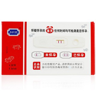 大卫 早早孕（HCG）检测试纸(试盒)  1条