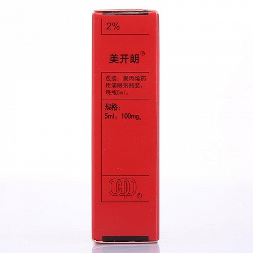 美开朗 盐酸卡替洛尔滴眼液 100mg:5ml