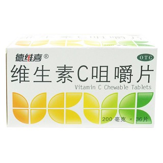 德维喜   维生素C咀嚼片 200mg*36片